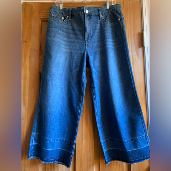 Ralph Lauren Denim - RALPH LAUREN WIDE LEG BOYFRIEND CROPPED JEANS SIZE 12 NWT